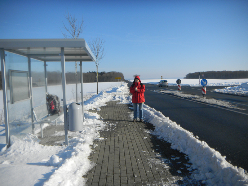 Haltestelle im Niemandsland